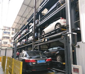 立体停车库 四柱停车设备 小型简易汽车停车举升机