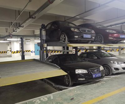 双柱简易升降机械停车