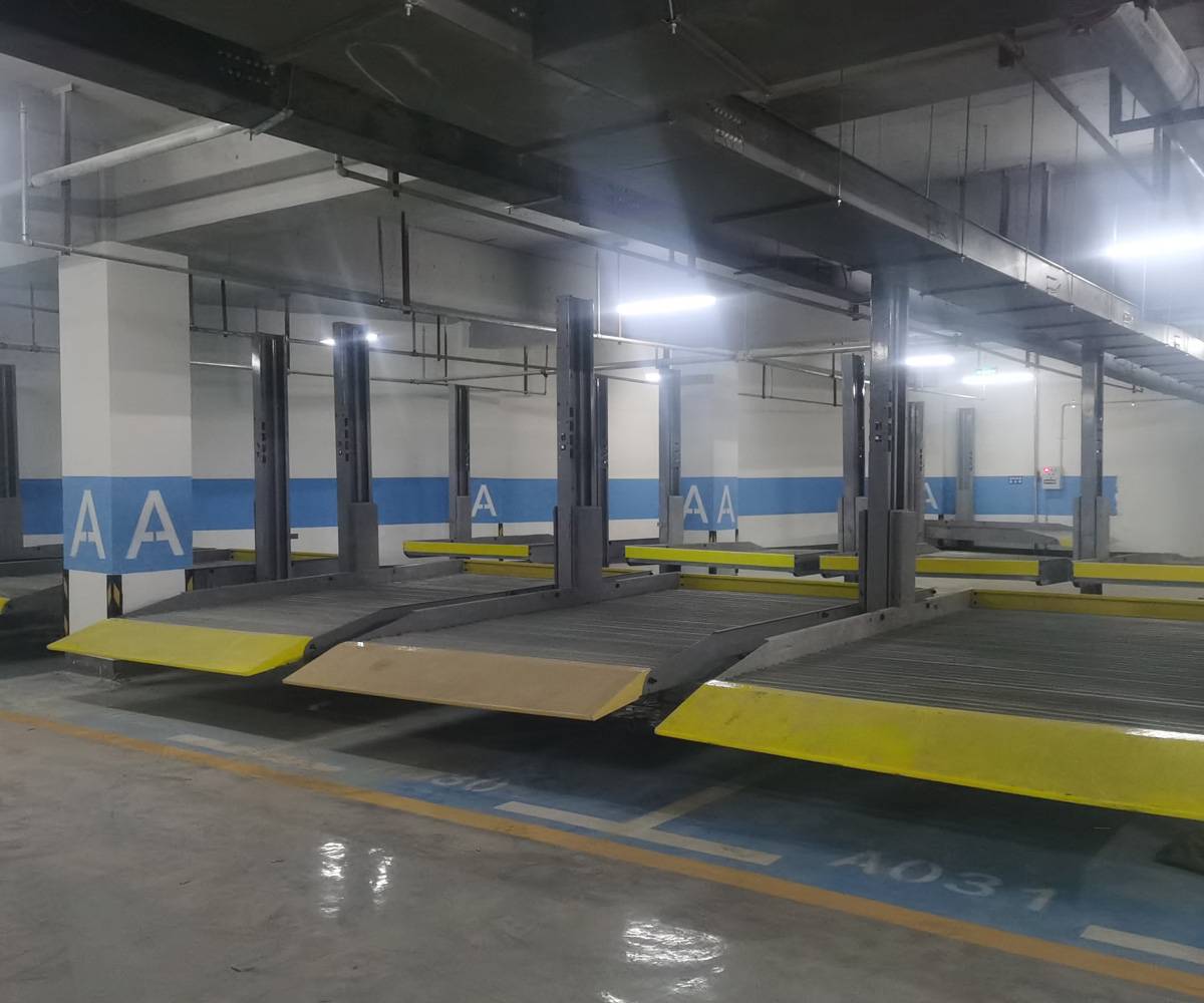 机械式停车位租赁##立体停车可租可售#三层横移式停车库设备租赁小